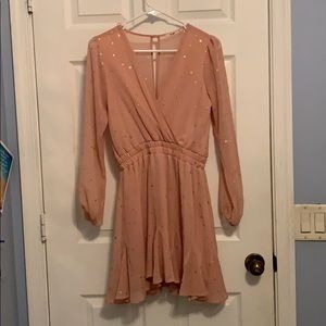 Francescas pink and gold star dress